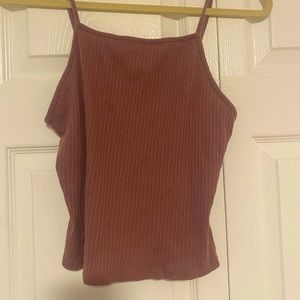 Women’s American Eagle purple tank top. Ribbed. Size small.